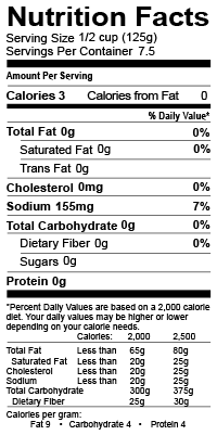 zoup veggie broth nutrition label including calories, low fat, zero carbs and zero sugar