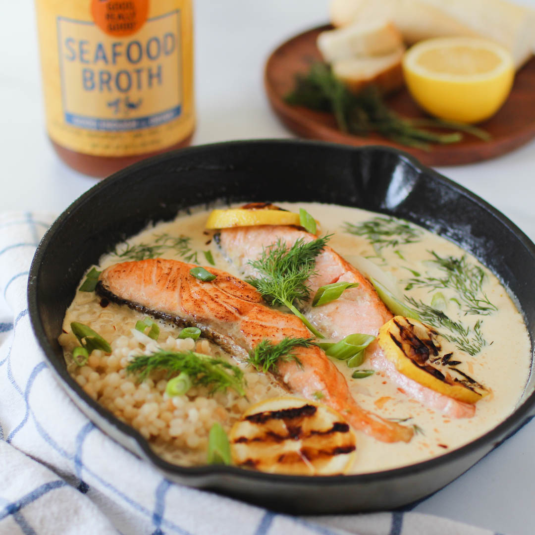 Creamy Parmesan Lemon Salmon