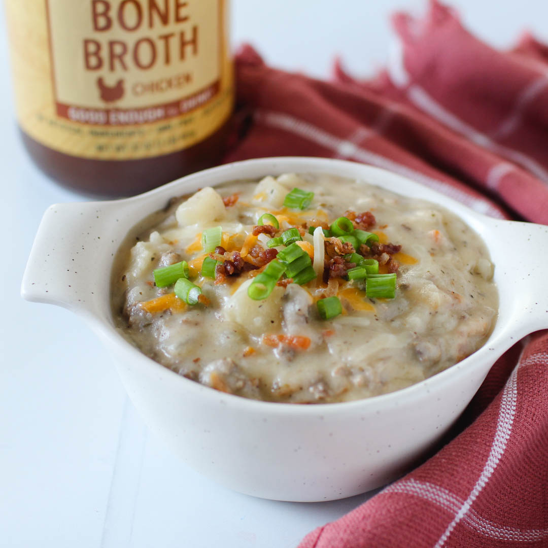 Cheeseburger Potato Soup