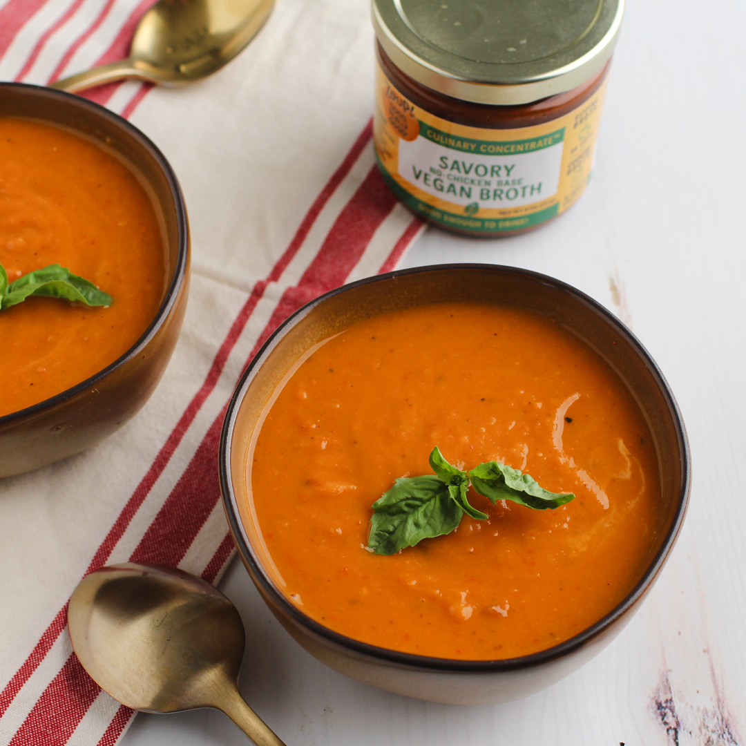 Roasted Pepper & Sweet Potato Soup