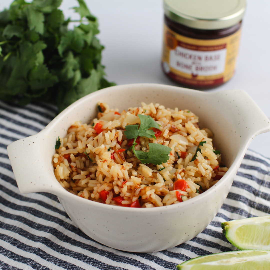 Pepper, Cilantro & Lime Rice