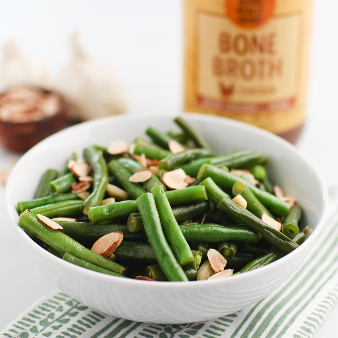 Almond Garlic Green Beans